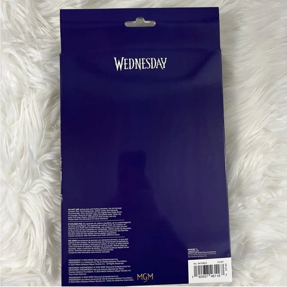 Wednesday Addams Family black wig NEW Halloween costume Netflix